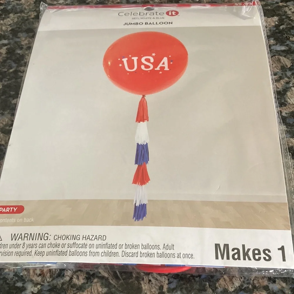 ASSORTED FOURTH OF JULY ITEMS LOT OF 5 NWT